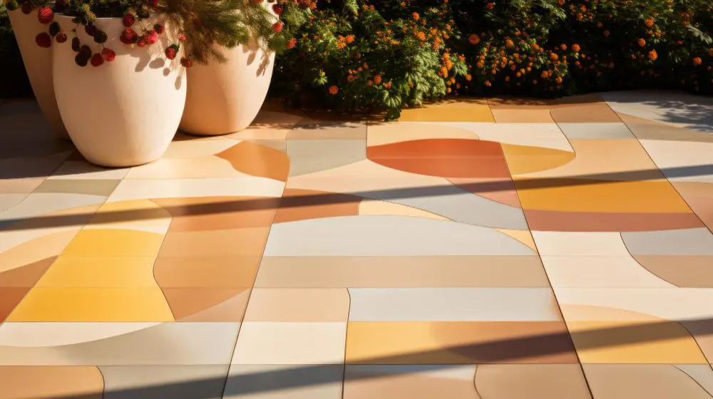 Carrelage extérieur comparatif entre pose sur plots et pose collée